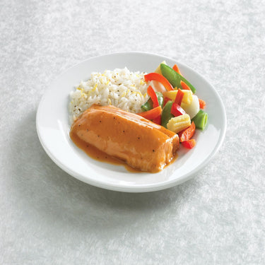 Image of COM: Salmon Loin 3-4 oz. Asian Glazed Pacific - 1 x 10 Pounds